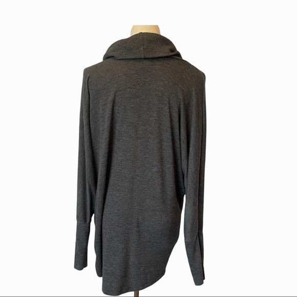 Sunday Ladies Dark Grey Cowl Neck Sweater - Picture 6 of 7